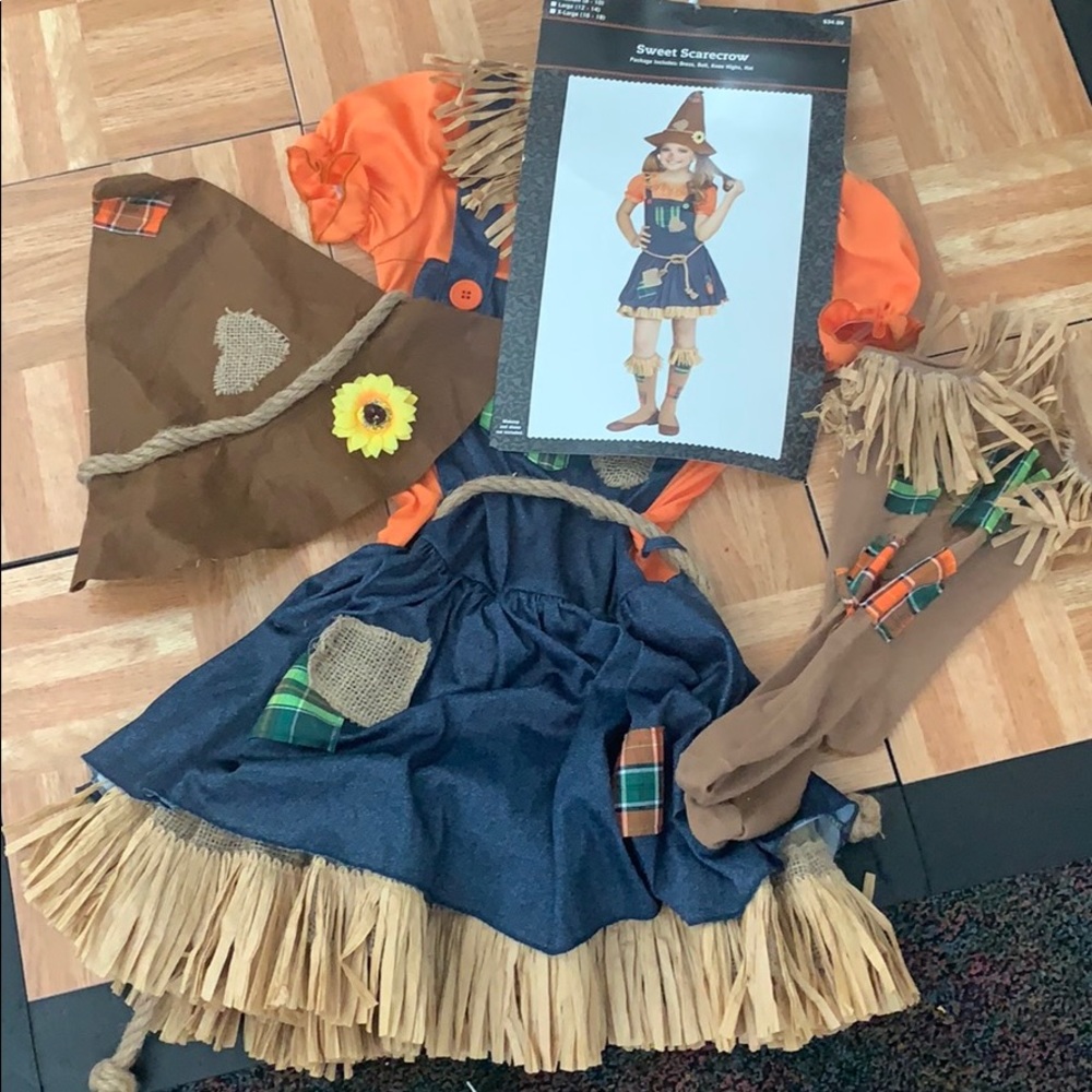 Sweet scarecrow costume!